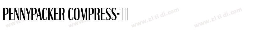 Pennypacker Compress字体转换